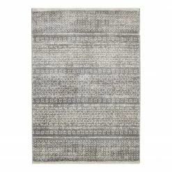 Luxor living Kurzflorteppich San Fernando - Kunstfaser - Lichtgrau - 160 x 230 cm