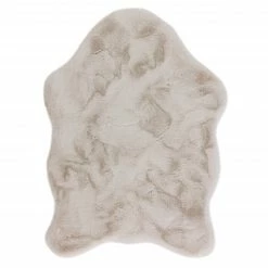 Schöner Wohnen Kollektion Fellteppich Tender Shape - Mischgewebe - Creme