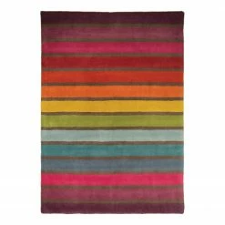 Flair Rugs Wollteppich Candy II - Wolle - Multi - 80 x 150 cm