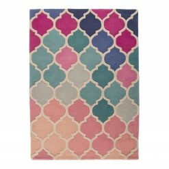 Flair Rugs Wollteppich Rosella II - Wolle - Multi - 160 x 230 cm