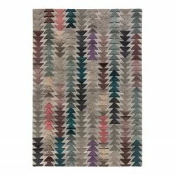 Flair Rugs Wollteppich Archer - Wolle - Multi - 120 x 170 cm