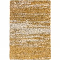 Flair Rugs Hochflorteppich Reza Ombre - Polypropylene - Senfgelb - 120 x 170 cm