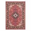 Nouristan Kurzflorteppich Skazar Isfahan - Polypropylen - Ziegelrot - 80 x 150 cm