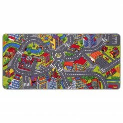 Andiamo Spielteppich Straße I - Polyester - Mehrfarbig