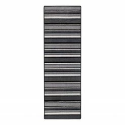 Andiamo Läufer Nancy - Kunstfaser - Schwarz / Weiß