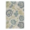 Luxor living Teppich Lost Garden - Polypropylen / Polyester - Beige / Blau - 123 x 180 cm