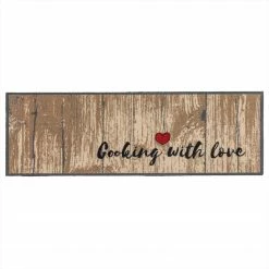 Astra Küchenläufer Miabella Cooking With Love - Kunstfaser - Mehrfarbig