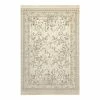 Nouristan Kurzflorteppich Antik Flowers - Viskose / Baumwolle - Hellbeige - 160 x 230 cm