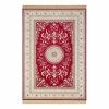 Nouristan Kurzflorteppich Antik Negar - Viskose / Baumwolle - Rot - 195 x 300 cm