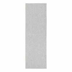 BT Carpet Läufer Fineloop Comfort - Kunstfaser - Lichtgrau - 80 x 250 cm