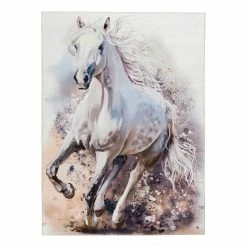 Obsession Kinderteppich My Torino Kids White Horse - Chenille - Weiß - 120 x 170 cm