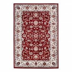 Obsession Kurzflorteppich Isfahan II - Kunstfaser - Rot - 200 x 290 cm