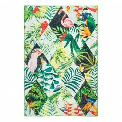 Obsession Kurzflorteppich Exotic III - Chenille - Mehrfarbig - 120 x 170 cm