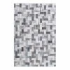 Obsession Kurzflorteppich My Bonanza VI - Polyester - Grau / Weiß - 120 x 170 cm