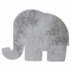 Obsession Kinderteppich My Luna Elefant - Soft Mikropolyester - Silber