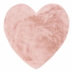 Obsession Kinderteppich My Luna Herz - Soft Mikropolyester - Pulverrosa