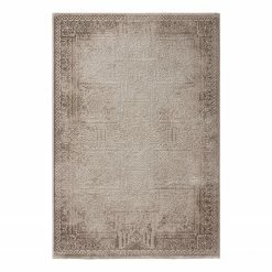 Sehrazat Kurzflorteppich Amatis 6640 - Polyester - Beige - 200 x 290 cm