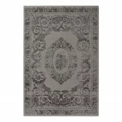 Sehrazat Kurzflorteppich Amatis 6650 - Polyester - Grau - 80 x 150 cm