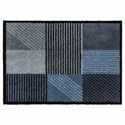 Schöner Wohnen Kollektion Fußmatte Manhattan II - Webstoff - Türkis - 50 x 70 cm