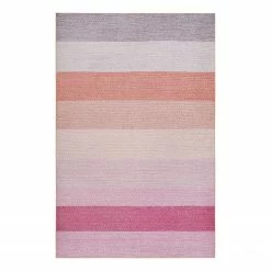 Esprit Home Kurzflorteppich Clifton - Polyester - Pink - 130 x 190 cm