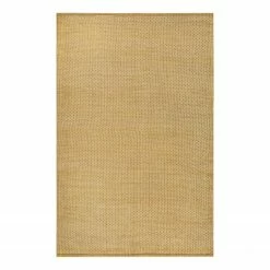 Esprit Home Kurzflorteppich Primi - Polyester - Senfgelb - 60 x 100 cm