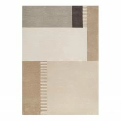 Esprit Home Teppich Simons Town - Polyester - Braun / Beige - 80 x 150 cm