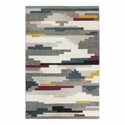 Esprit Home Wollteppich Natham Kelim - Schurwolle - Multicolor - 130 x 190 cm