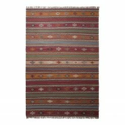 Esprit Home Wollteppich Jaipur - Schurwolle - Mehrfarbig - 130 x 190 cm