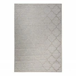 Wecon Home Outdoorteppich Gleamy Outdoor - Kunstfaser - Silber - 120 x 170 cm