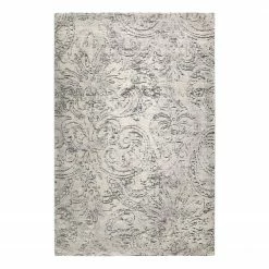 Esprit Home Kurzflorteppich Elda - Kunstfaser - Grau - 200 x 290 cm