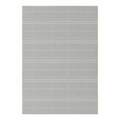 Top Square In-/Outdoorteppich Essenza I - Polypropylen - Grauweiß