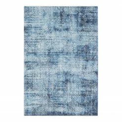 Nouristan Teppich Tabriz Bela - Baumwolle / Polyester Chenille - Jeansblau - 160 x 230 cm