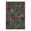 Nouristan Teppich Rose Kelim Patchwork Sofia - Baumwolle / Polyester Chenille - Grau / Mehrfarbig - 160 x 230 cm