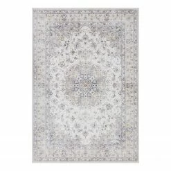 ELLE DECORATION Teppich Nain - Webstoff - Hellgrau - 160 x 230 cm