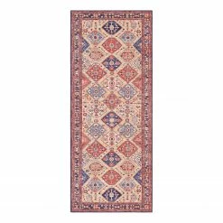 ELLE DECORATION Läufer Afghan Kelim - Webstoff - Orientrot