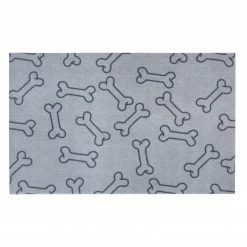 Hanse Home Fußmatte Bones - Polyamid - Hellgrau - 50 x 80 cm