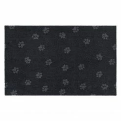 Hanse Home Fußmatte Paw Prints - Polyamid - Anthrazit - 50 x 80 cm