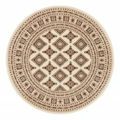 Nouristan Kurzflorteppich Sao Buchara II - Polypropylen - Beige