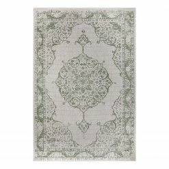 Top Square Teppich Jarrier - Polypropylen - Grün - 200 x 290 cm