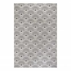 Top Square Teppich Gizeux - Polypropylen - Schwarz - 80 x 150 cm