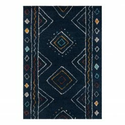 Mint Rugs Hochflorteppich Disa - Polypropylen - Blau - 120 x 170 cm