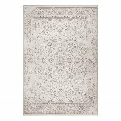 Top Square In-/Outdoor-Teppich Janville - Polypropylen - Creme - 192 x 290 cm