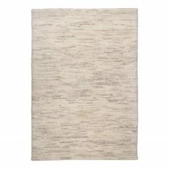 THEKO die markenteppiche Kurzflorteppich Royal Maroc II - Schurwolle / Baumwolle - Beige - 120 x 180 cm
