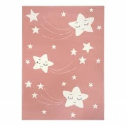 Hanse Home Kinderteppich Stardust - Polypropylen - Rosa - 160 x 220 cm