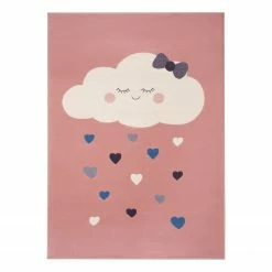 Hanse Home Kinderteppich Lovely Sky - Polypropylen - Rosa - 160 x 220 cm