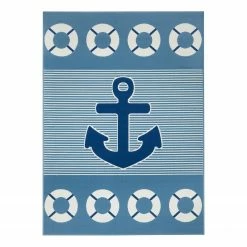 Hanse Home Kinderteppich Take a Cruise - Polypropylen - Blau - 120 x 170 cm