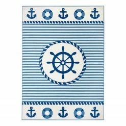 Hanse Home Kinderteppich Sail Away - Polypropylen - Blau - 80 x 150 cm