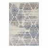 Mint Rugs Kurzflorteppich Eloy - Polypropylen - Silber / Dunkelblau - 120 x 170 cm