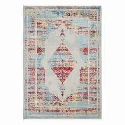 Mint Rugs Kurzflorteppich Adora - Polypropylen - Grau / Mehrfarbig - 120 x 170 cm