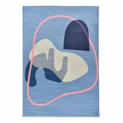 Tom Tailor Kurzflorteppich Shapes Five - Kunstfaser - Mehrfarbig - 160 x 230 cm